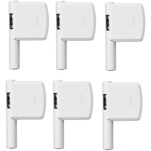 6er Set Abus FAS 101 W weiss Fensterschloss