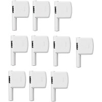 10er Set Abus FAS 101 W weiss Fensterschloss