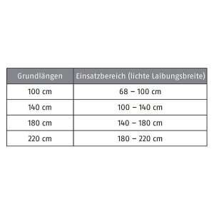ABUS Tele-Z 180 Chr. AL0125 Teleskopstange chrom