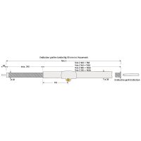 ABUS Tele-Z 140 W AL0125 Teleskopstange weiß