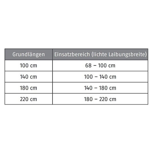 ABUS Tele-Z 220 Chr. AL0125 Teleskopstange chrom