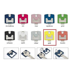 ABUS Schlüsselkappe Key Cap Gelb Dicke 2,6mm
