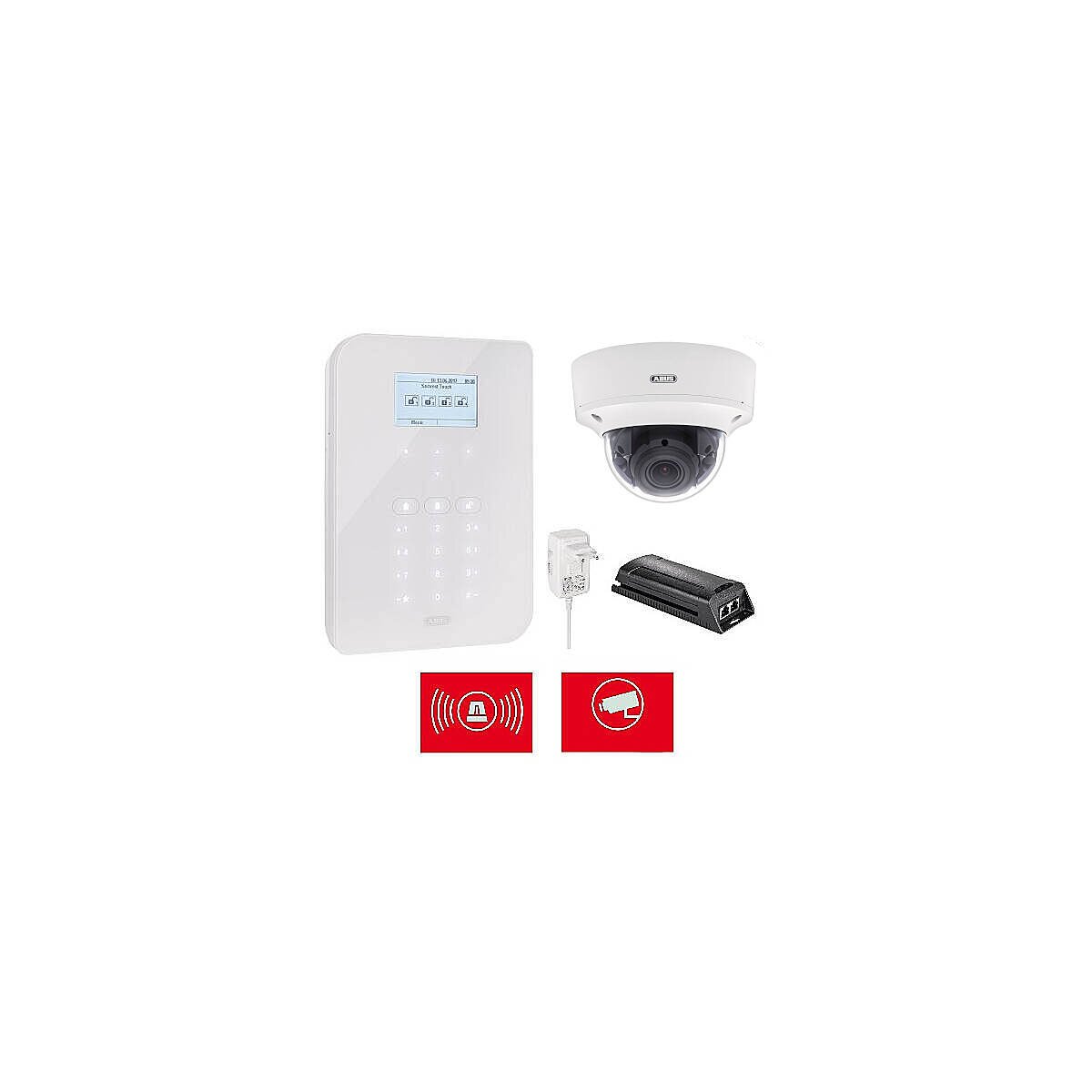 Abus Secvest Touch Zentrale + 1080p Domekamera