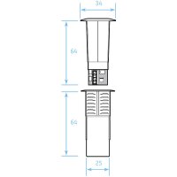 Aritech 5822A-W Einbau ShatterPro II, 7,5m Radius