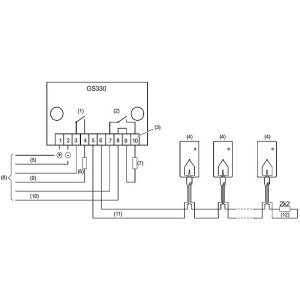 Aritech GS330 Interface / Auswerteeinheit