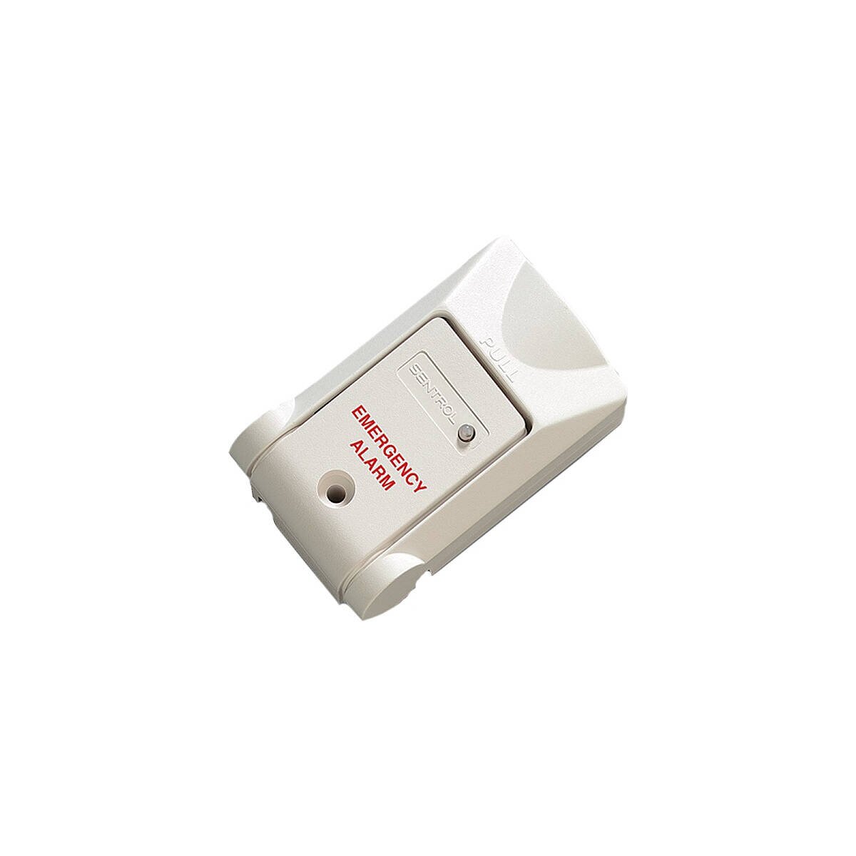 Aritech Panikschalter 3040-W, weiß Aufputz mit LED