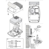Aritech AS611V Außensirene 100dB, Blitz rot, VdS C