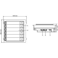 HIKVision DS-KD-KK 6-fach Klingelmodul