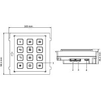 HIKVision DS-KD-KP Tastenfeldmodul