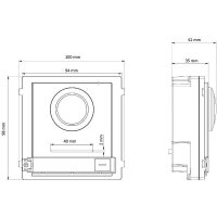 HIKVision DS-KD8003Y-IME2 2-Draht Türstation 2MP