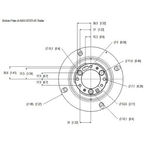 AXIS D2123-VE Netzwerk Radar Detektor 270°, 24 GHz