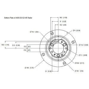 AXIS D2122-VE Netzwerk Radar Detektor 180°, 24 GHz