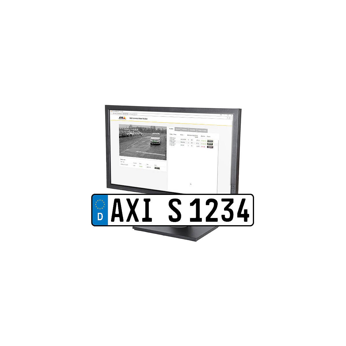 AXIS Analysemodul KFZ Kennzeichen Enerke box