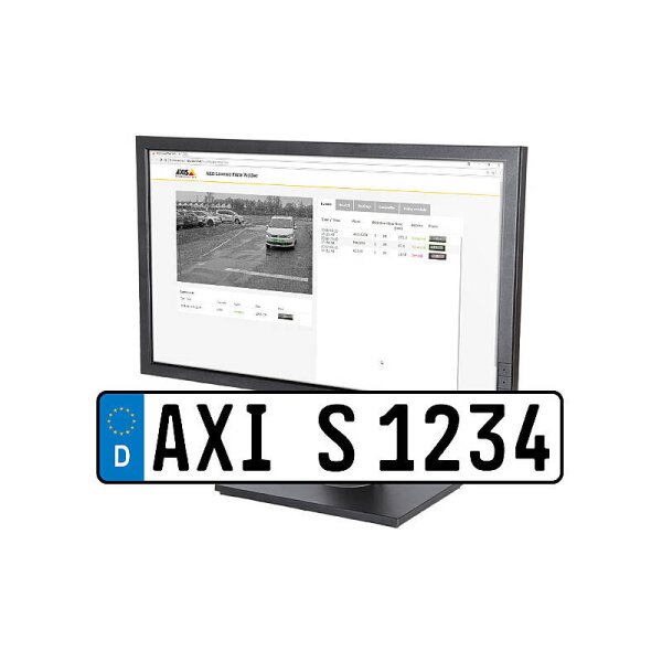 AXIS Analysemodul KFZ Kennzeichen Enerkennung