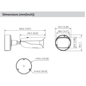Dahua IPC-HFW7842H-Z-X IP-Kamera 4K T/N IR PoE