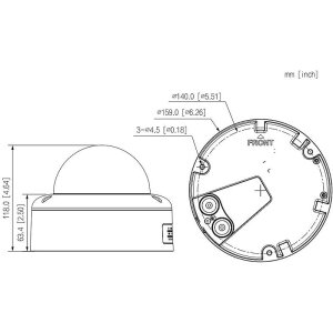 Dahua IPC-HDBW7442E1P-Z-X IP-Kamera 4MP T/N IR PoE