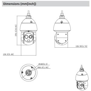 Dahua TPC-SD2241-TB7F8-DW-S2 IP-Thermal Kamera 4MP