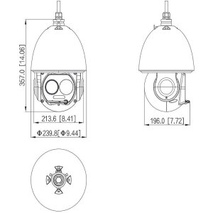 Dahua TPC-SD5441-TB35Z45-DC-S24-M IP-Thermal Cam