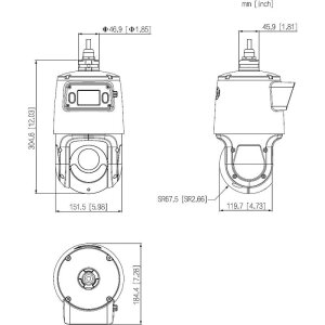 Dahua SDT4E425-4F-GB-A-PV1 PTZ IP-Kamera 4MP T/N