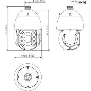 Dahua SD6C3432XB-HNR-AGQ-PV IP-Kamera 4MP T/N IR