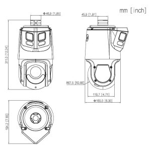 Dahua SDT4E425-8P-GB-APV1-0280-S2 PTZ IP-Kamera