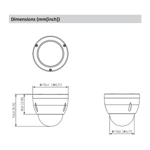Dahua SD42216DB-HC HD Kamera 1080p T/N IP66 IK10