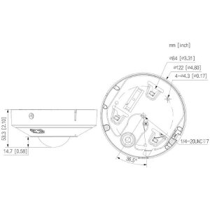 Dahua IPC-EBW5641P-AS IP-Kamera 6MPx T/N IP67