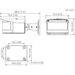 Dahua IPC-PFW8840P-A180 IP-Kamera 4x 2MPx T/N IR