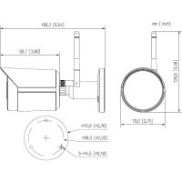 Dahua IPC-HFW1430DSP-SAW-0280B IP-Kamera 4MP T/N