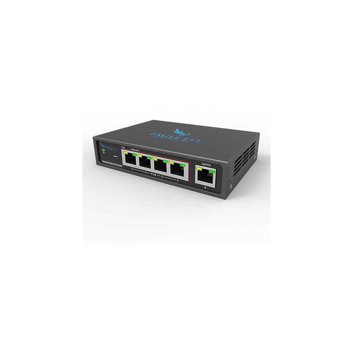 Eagle Eye Switch SW05m (4 Port Managed POE+)