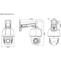 Eneo INP-75A0033MIB IP-Kamera 5MP T/N PTZ PoE IP66