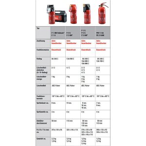 GLORIA Autofeuerlöscher P 2 GM mit Manometer