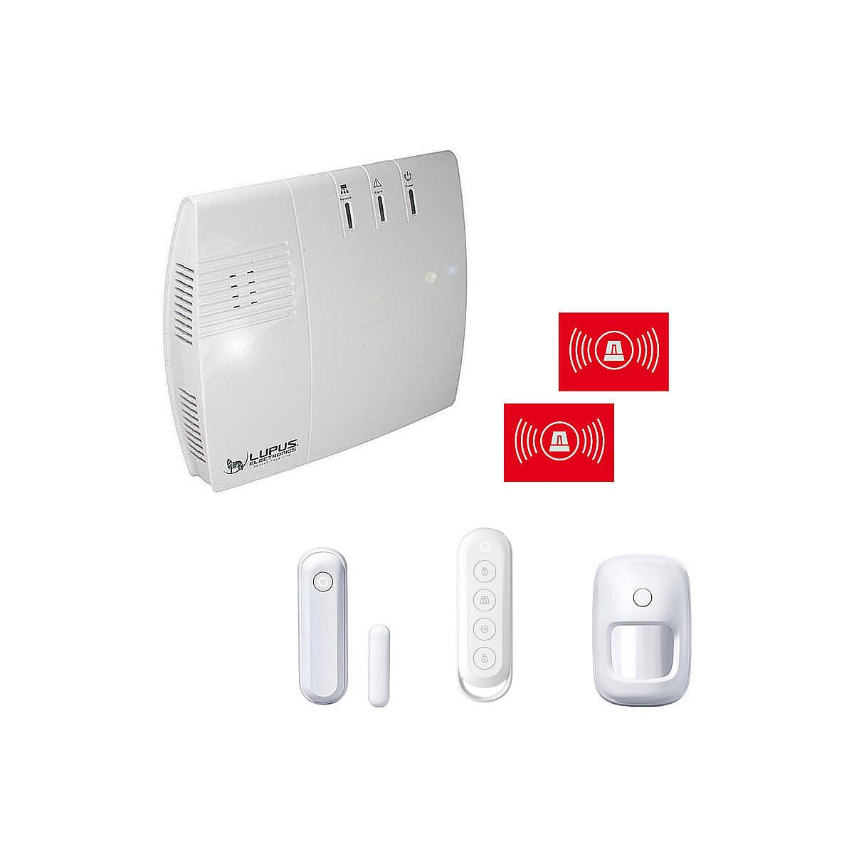 LUPUSEC XT2 Plus GSM-Alarmanlagen-Set für Wohnung
