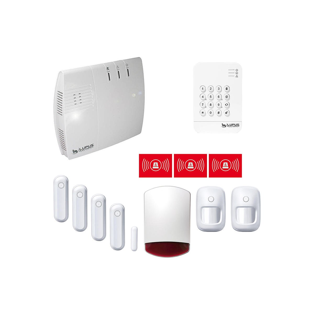 LUPUSEC XT2 Plus Smart Home Ip-Alarmanlage-Set
