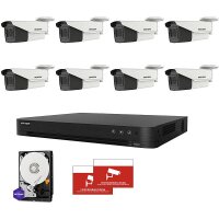 HIKVision Set HD 8x Bullet 5MPx + 16-CH DVR