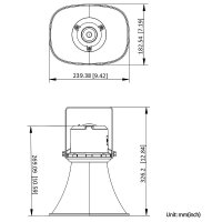 HIKVision DS-QAZ1307G1-E(C) IP-Lautsprecher 7W