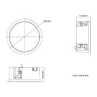 HIKVision DS-QAZ1206G1-BE IP-Deckenlautsprecher 6W