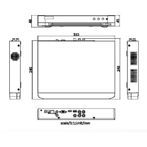 HIKVision iDS-7204HQHI-M1/XT/4A+4/1ALM 4-Kanal DVR