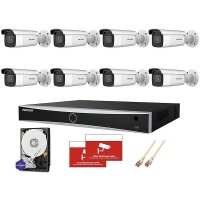 HIKVision Set AcuSense 8x Bullet 4MP PoE +16CH NVR