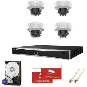 HIKVision Set AcuSense 4x Dome 4MPx PoE + 8-CH NVR