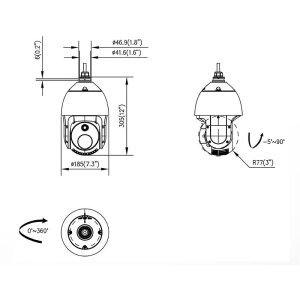 HIKVision DS-2TD4238-7/S2 IP-Thermal Kamera PTZ
