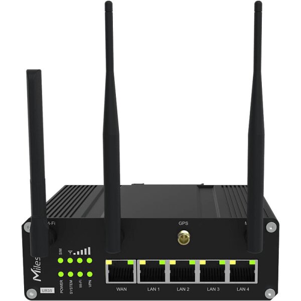 Milesight Industrie Router 4G PoE UR35-L04EU-G-P-W