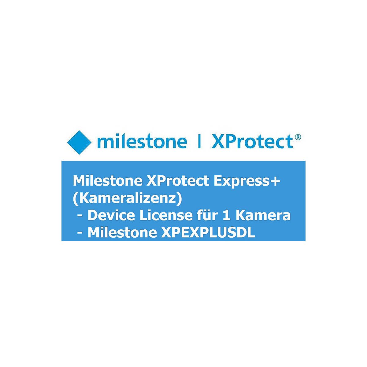 Milestone XProtect Express+ Kameralizenz box