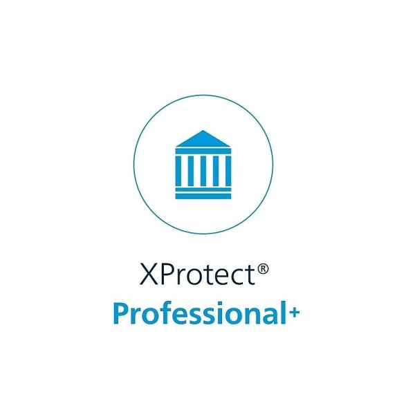 Milestone XProtect Professional+ Lizenz 1 Kamera
