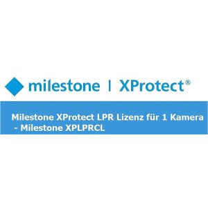 Milestone XProtect LPR Lizenz für 1 Kamera