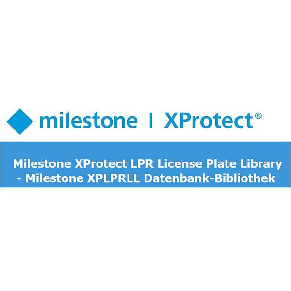Milestone XProtect LPR License Plate Library