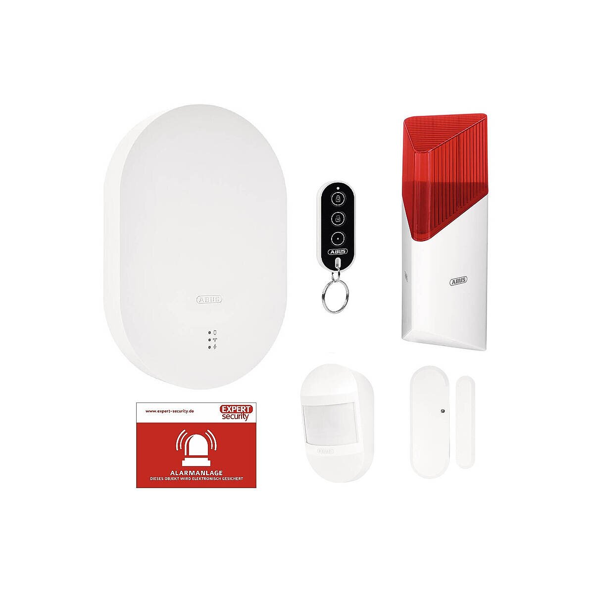 ABUS Smartvest Pro Funkalarm Starter-Set - Sirene