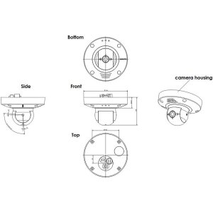 Mobotix p71 Komplettkamera 4MP DN280 (Tag/Nacht)