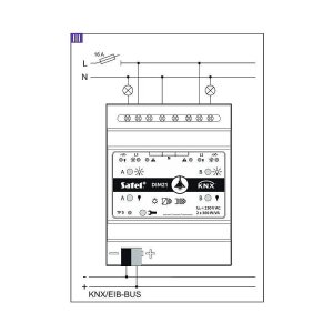 Satel KNX-DIM21 KNX Universal-Dimmaktor 2fach
