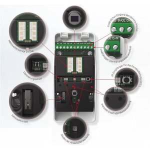 Satel Opal Plus Außenbewegungsmelder PIR+MW weiss